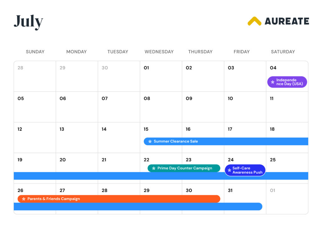 July 2026 Marketing Calendar