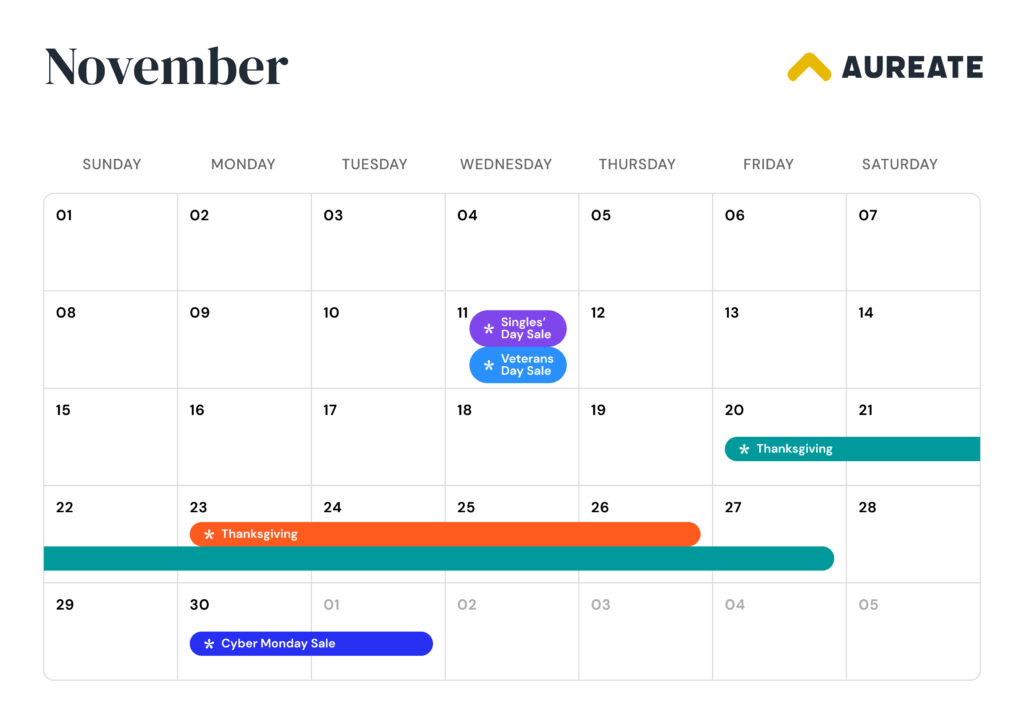November 2026 Marketing Calendar