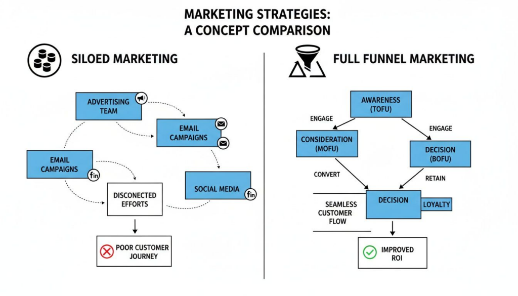 Difference between Marketing approach