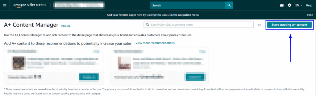 How to Create Amazon A+ Content - step by step process
