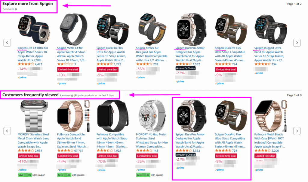 Keyword Optimization & Search Ranking Factors of Spigen - Successful Amazon Brand Showcase