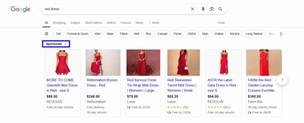 Native Ads on search engines - native ad formats