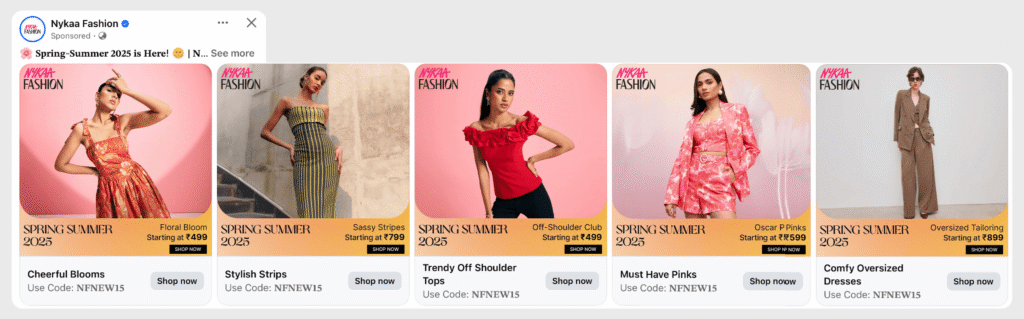 Native Carousel Ads - native ad formats