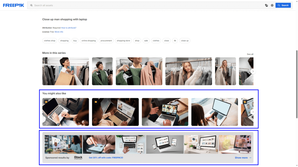 Content recommendations native ads