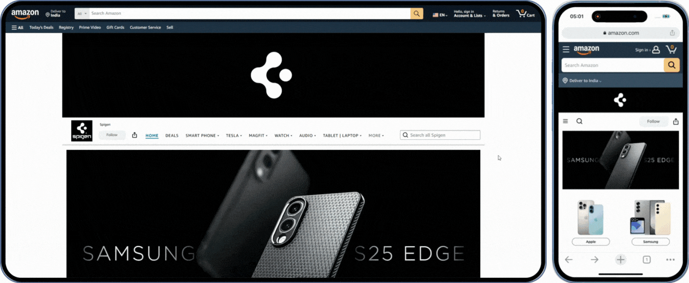 Spigen – Amazon Brand Store (or Storefront)