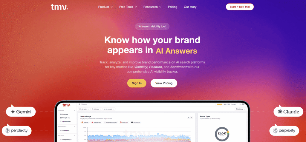 Track My Visibility tool