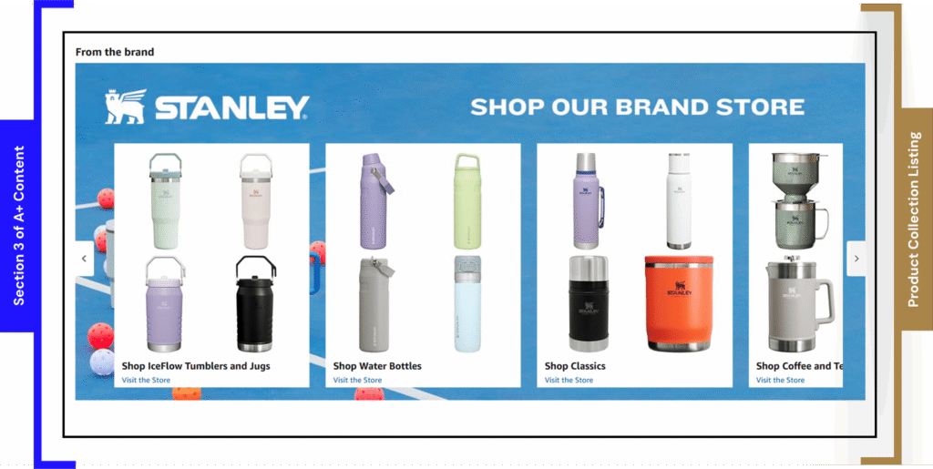 section expands on Stanley’s product offerings,