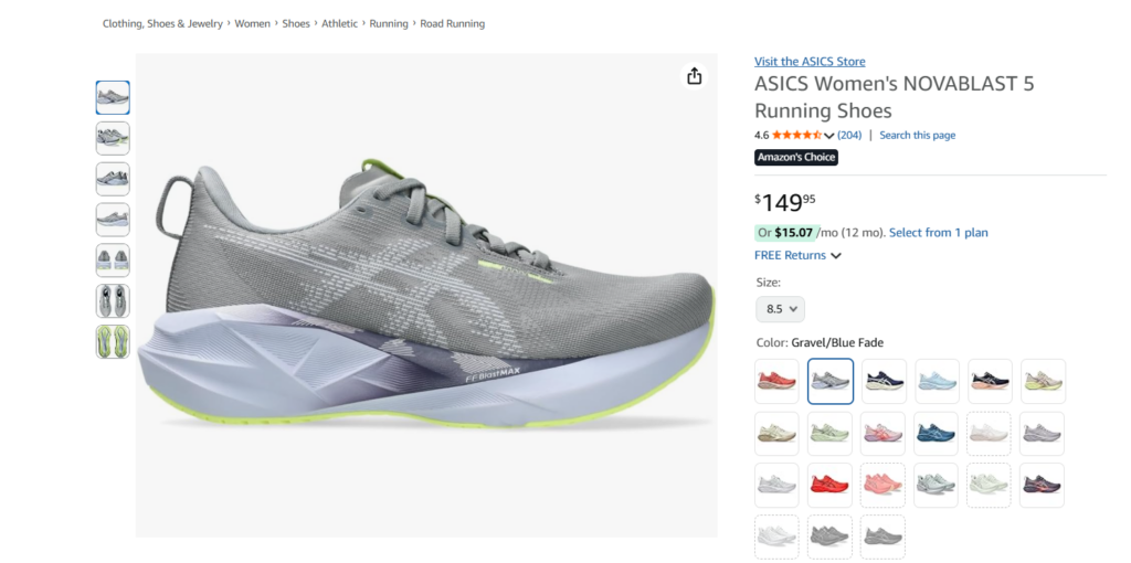 Asics Women's running shoe