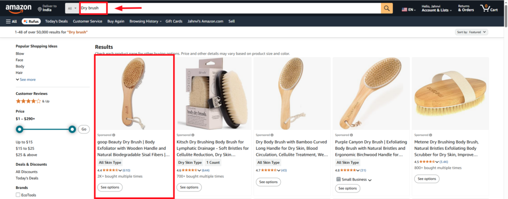 Goop Beauty – Amazon Keyword Strategy