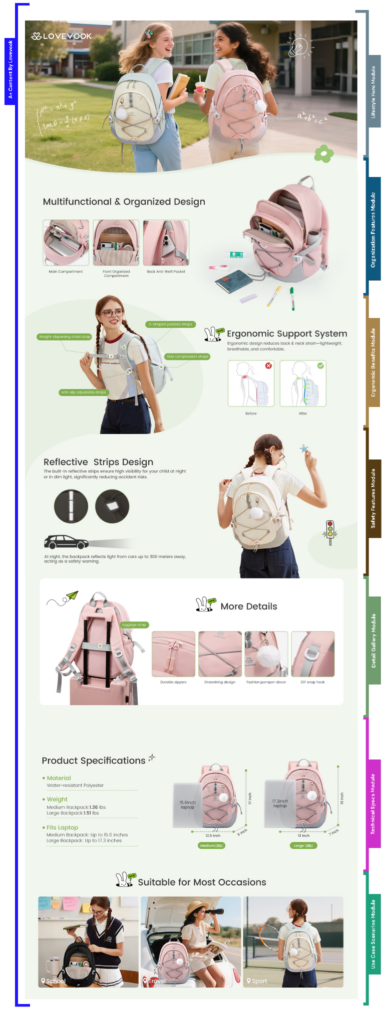 Lovevook Amazon A+ Content