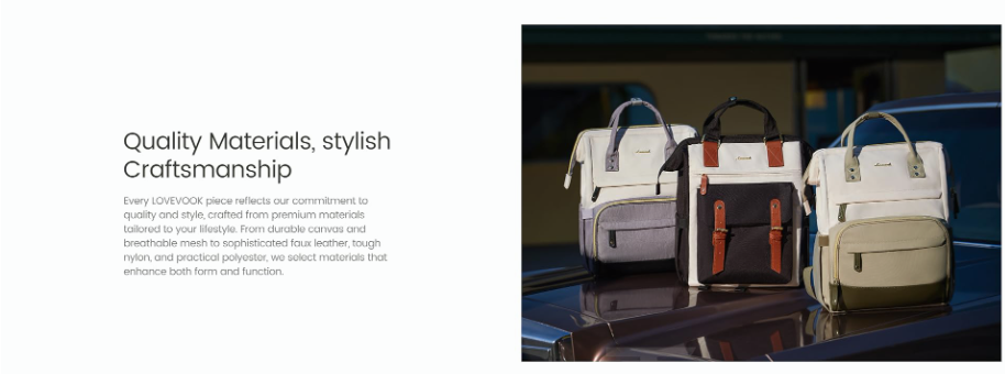 Lovevook quality craftsmanship section