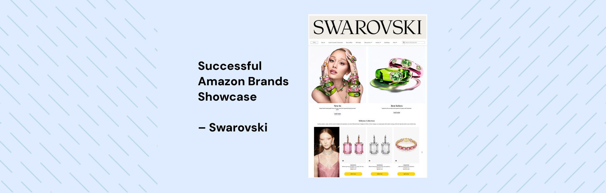Swarovski’s Amazon Success for Jewelry Category