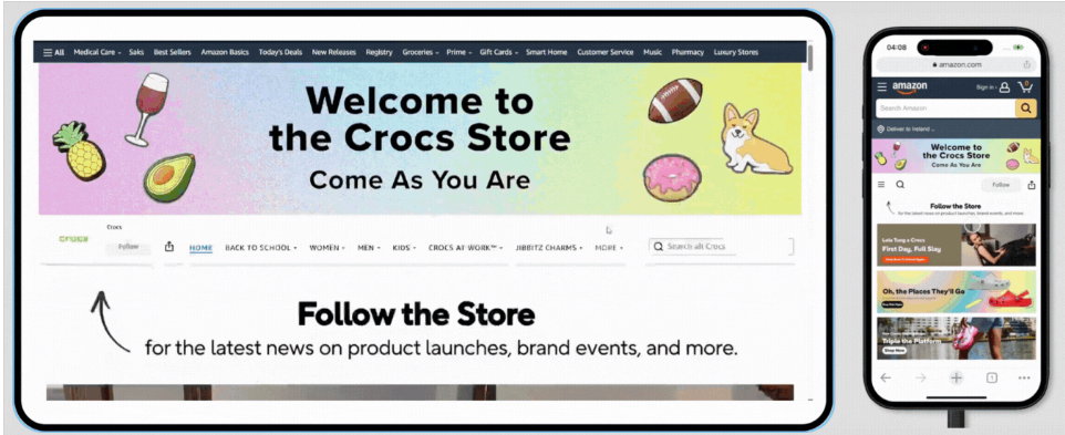 crocs-amazon-brand-store-examples